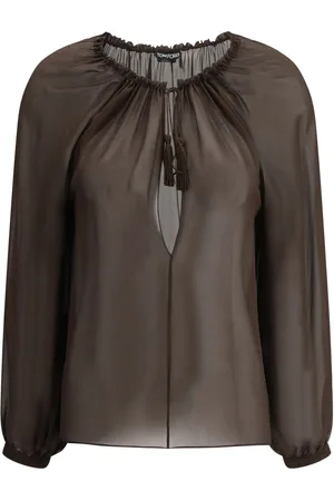 Tom Ford Blouse en soie à manches longues