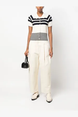 STUDIO NICHOLSON Pantalon ample à taille-haute