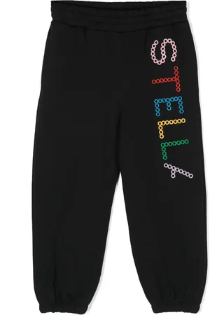 Stella McCartney Pantalon de jogging à logo brodé
