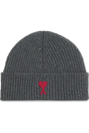 Ami Bonnet en laine à logo brodé
