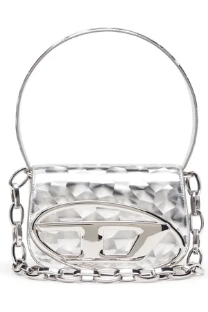 Diesel Sac porté épaule 1DR-Iconic à effet miroir
