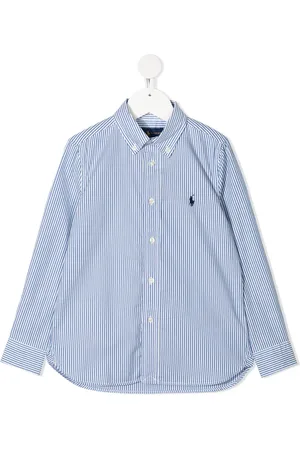 Ralph Lauren T-shirt rayé à patch logo