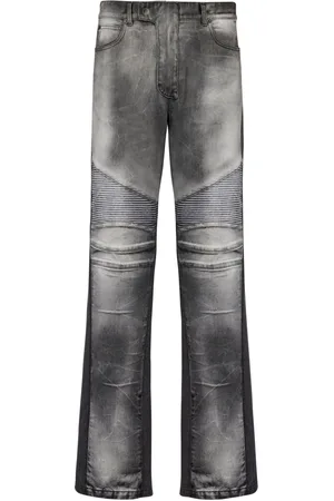 Balmain Jean à design nervuré