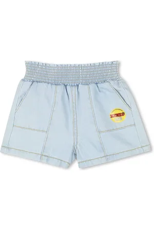 Kenzo Short en jean à patch logo