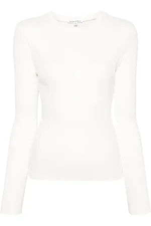 Reformation T-shirt nervuré Davy à manches longues