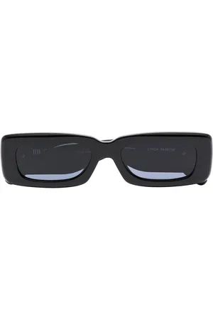 The Attico Lunettes de soleil Mini Marfa à monture rectangulaire