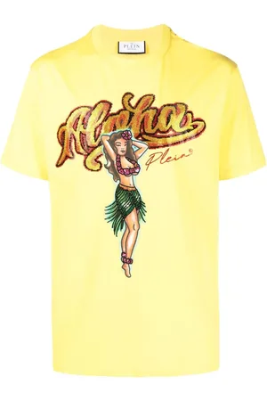 Philipp Plein T-shirt imprimé à ornements en cristal