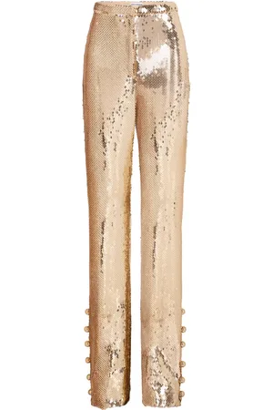 Paco rabanne Pantalon évasé à sequins