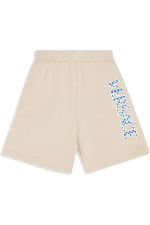 VERSACE Short en polaire à logo brodé