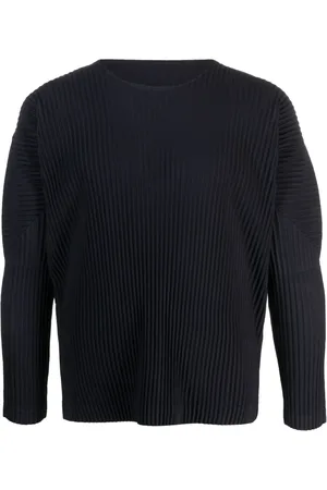 Issey Miyake T-shirt plissé à manches longues