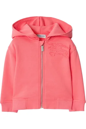 Burberry Hoodie en coton à fermeture zippée