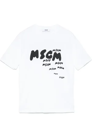 Msgm T-shirt à logo imprimé