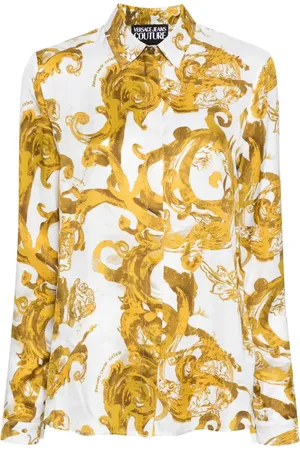 VERSACE T-shirt à imprimé Watercolour Couture