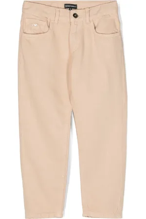 Emporio Armani Short chino en coton à plaque logo