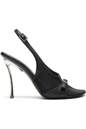 Acne Studios Sandales à empiècements en mesh