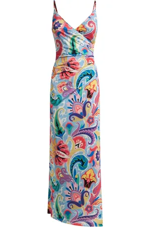 Etro Robe longue à fleurs