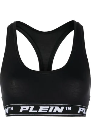 Philipp Plein Brassière de sport à bande logo