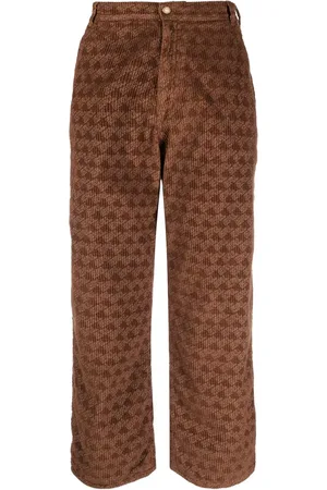 ERL Pantalon à logo imprimé