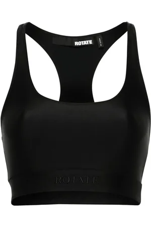 ROTATE Haut crop à logo brodé