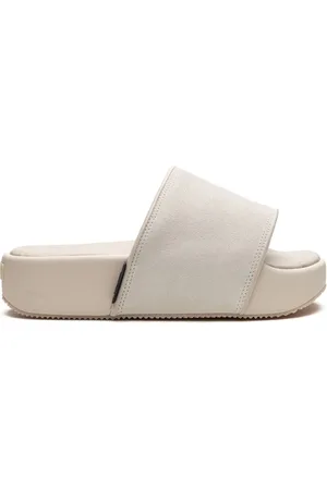 Y-3 Claquettes en cuir à plateforme