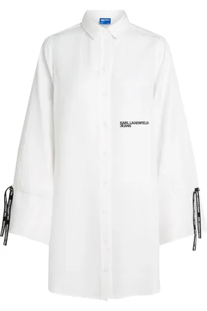Karl Lagerfeld Robe-chemise à manches nouées