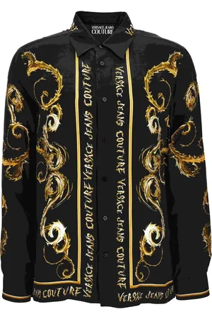 VERSACE Chemise à imprimé graphique