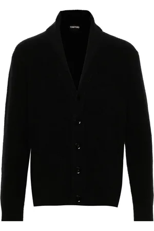 Tom Ford Cardigan nervuré à col châle