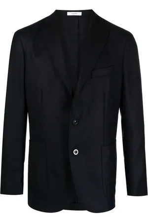 Boglioli Blazer en laine vierge à simple boutonnage