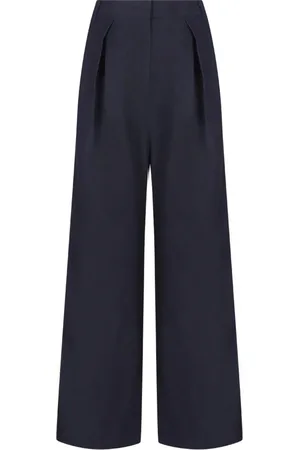 CO Pantalon à détail plissé