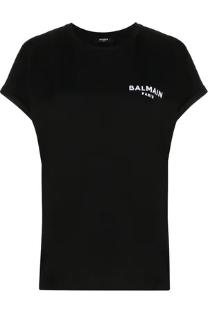Balmain T-shirt à logo texturé
