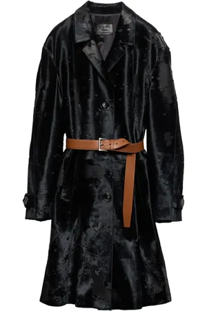 Prada Manteau en cuir