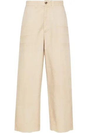 Golden Goose Pantalon en coton à coupe fuselée