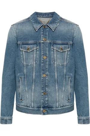 Golden Goose Veste en jean à effet délavé