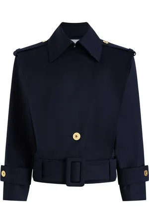 Patou Veste en laine à taille ceinturée