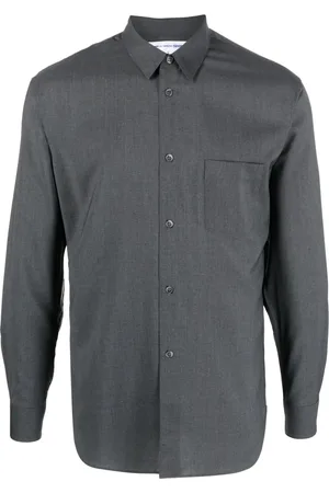 Comme des Garçons Chemise en laine à col italien