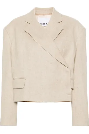 REMAIN Blazer cache-cœur à coupe crop