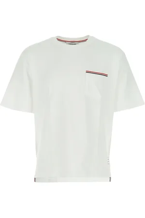 Thom Browne T-shirt à bande tricolore