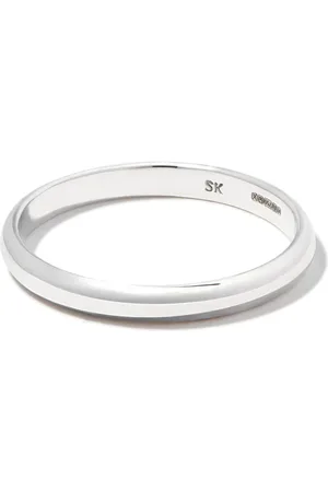 SPINELLI KILCOLLIN Bague Half Round en or blanc 18ct