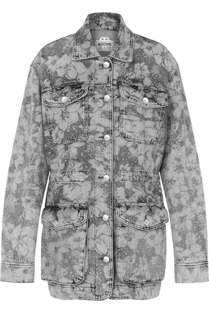 Moschino Veste en coton à fleurs