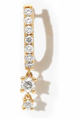 JACQUIE AICHE Petits anneaux en 14ct ornés de diamants