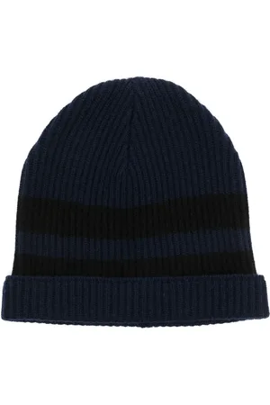 Cashmere In Love Bonnet Bia rayé en cachemire