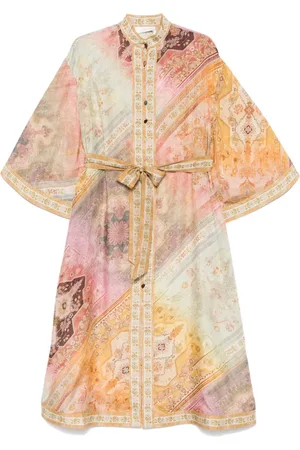 ZIMMERMANN Robe-chemise Tallow à coupe mi-longue
