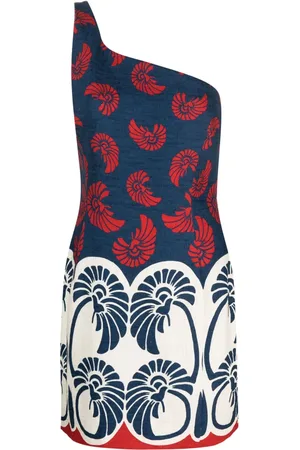La DoubleJ Robe courte à imprimé Palmetto Placée