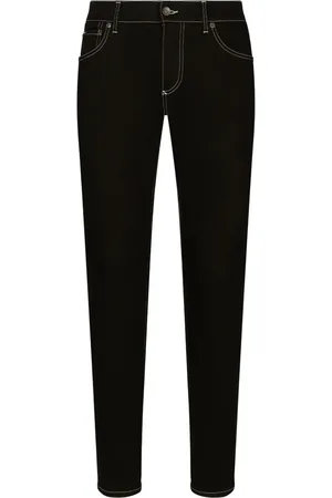 Dolce & Gabbana Jean slim à coutures contrastantes
