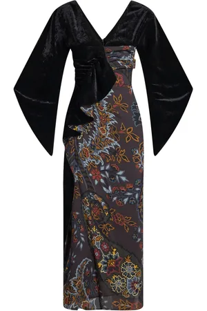Etro Robe à motif cachemire