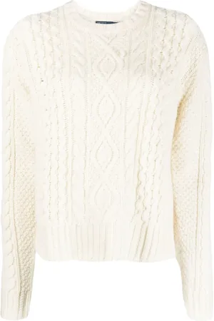 Ralph Lauren Pull en maille torsadée