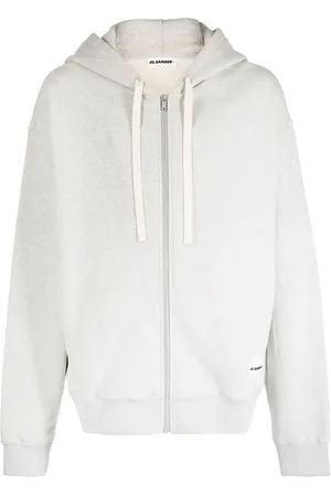 Jil Sander Cardigan en coton à patch logo