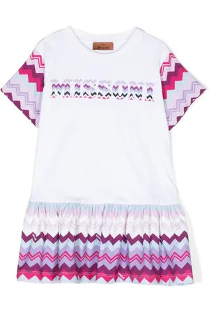 Missoni Short en coton à imprimé zig-zag signature