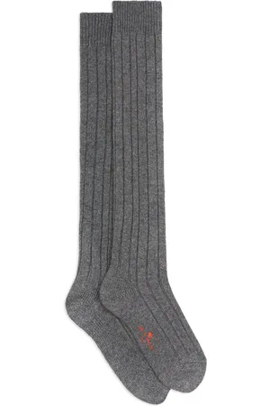 Etro Chaussettes en cachemire mélangé à design nervuré