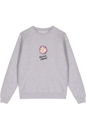 Maison Kitsuné Sweat Big Flower en coton
